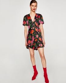 Zara Mini Dress With Print at Zara